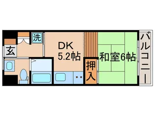 さくら弐番館【1階】の間取り