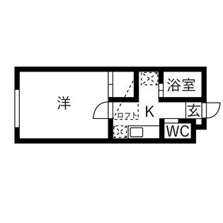 ロイヤルハイツ小松島【1階】の間取り