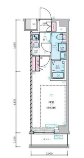 ジェノヴィア中野島【1階】の間取り