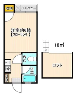 インクスポット博多南【1階】の間取り