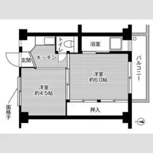 ビレッジハウス永覚新町【3階】の間取り