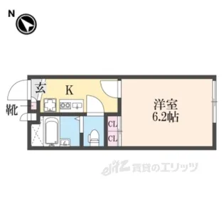 レオパレス安清K【2階】の間取り