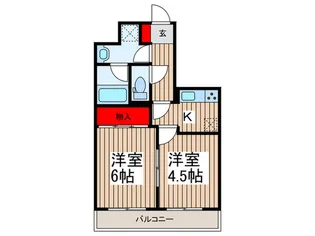 セルテーヌ上木崎【5階】の間取り