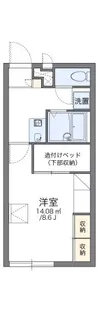 レオパレス花園【1階】の間取り