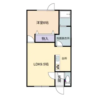 I・Gコーポ 2階【2階】の間取り