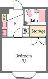 Jコーポ【2階】の間取り