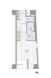 エルフラット 板橋【2階】の間取り