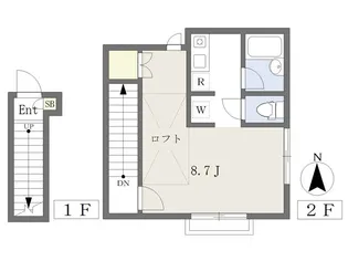 カーサブランカ久我山【2階】の間取り