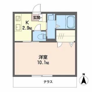 シャーメゾン島田本町【1階】の間取り