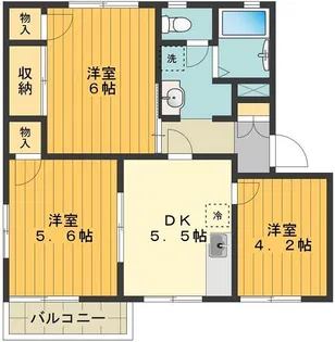 アビタシオン【2階】の間取り