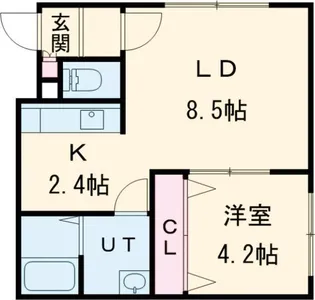 ONE レジデンス 千歳【3階】の間取り