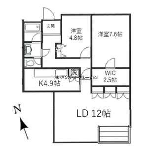 高雅ホームズ学芸大【3階】の間取り