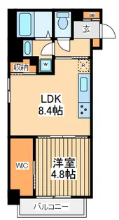 クレド新横浜【7階】の間取り