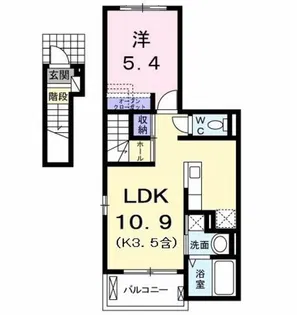 アロッジオ グランデ【2階】の間取り