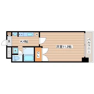 第三横山ハイツ【5階】の間取り