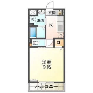 カンパネラ久居【2階】の間取り