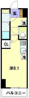 モンテスタイル鍛冶屋町【1階】の間取り
