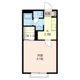 クレスト・II【1階】の間取り