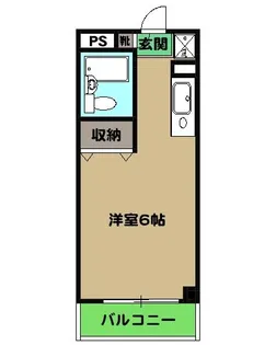 コーポリカIII【2階】の間取り