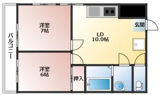 パステルクボ12【2階】の間取り