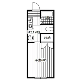 リバーサイド野津【2階】の間取り