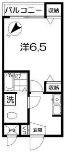 ソワ東中野【2階】の間取り