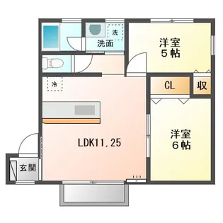 シティパレス21 I【2階】の間取り