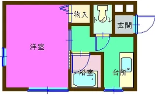 コーポレインボウ(3月末退去予定)【2階】の間取り