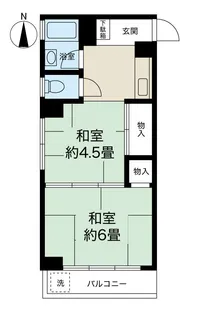 宝泉ドエル【5階】の間取り
