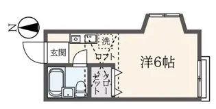 グリーンコート立川【2階】の間取り