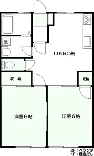 グリーンコーポ第3【1階】の間取り