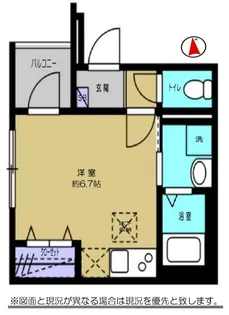 シューエお花茶屋【1階】の間取り
