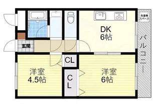 ステラマリス伸和【1階】の間取り