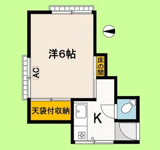 東京都中野区本町4【アパート】の間取り