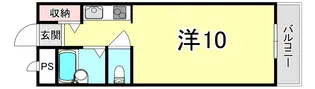 ユーハイツ【2階】の間取り