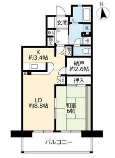 URルゼフィール井吹台【10階】の間取り