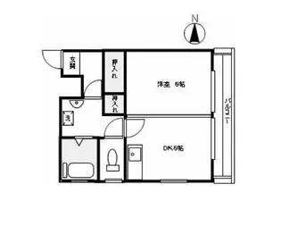 ファミール愛宕【4階】の間取り