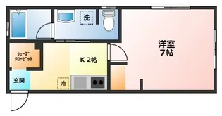 神奈川県小田原市扇町3【アパート】の間取り