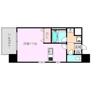 アバンティ淡路【8階】の間取り