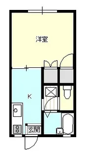 新潟県新発田市中曽根町3【アパート】の間取り