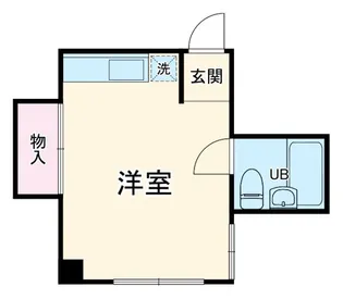 1Rの間取り画像