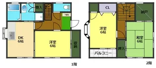高知県高知市孕西町【一戸建】の間取り