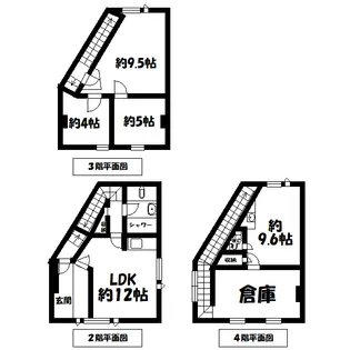 山梨県甲府市国母8【一戸建】の間取り