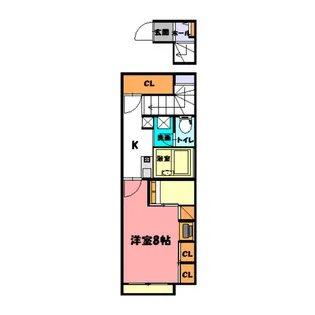 カルム大久保【2階】の間取り