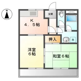 ファーブルハウス【2階】の間取り