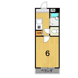 テイクスリー白梅【3階】の間取り