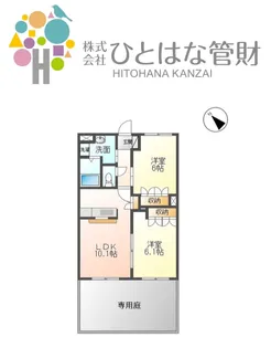 スイートピー【1階】の間取り