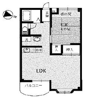 サンラインコーポ【2階】の間取り