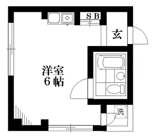 渡辺ビル【3階】の間取り