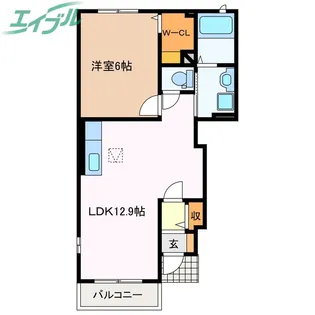 メゾンサンパティーク I棟【1階】の間取り
